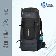 ALPINE-55 Backpack - Grey