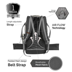 BLAZE-55 Backpack - Black (Clearance Sale)