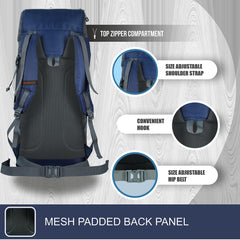 GLIDE-50 Backpack - Navyblue (Clearance Sale)