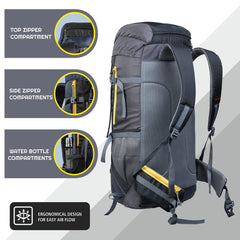 SPARCO-65 Rucksack - Black (Clearance Sale)