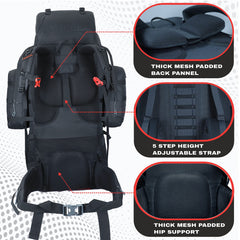 THUNDERSTORM-90 Rucksack - Black (Clearance Sale)