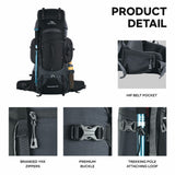 PEAKPRO-75 Rucksack - Black