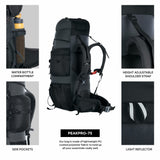 PEAKPRO-75 Rucksack - Black