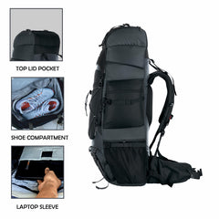 PEAKPRO-75 Rucksack - Black