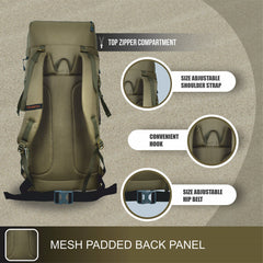 GLIDE-50 Backpack - Olivegreen