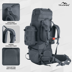 THUNDERSTORM-90 Rucksack - Grey