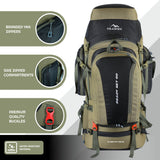 GLOBETROTTER-80 Rucksack - Olivegreen