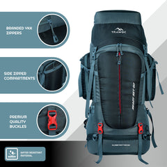 GLOBETROTTER-80 Rucksack - Grey (Clearance Sale)