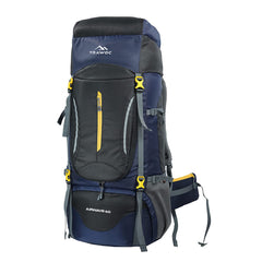 Thumbnail image of the AIRWAVE-60 Rucksack in Black, featuring a sleek and functional design with a spacious main compartment, adjustable straps, and durable construction. This versatile rucksack is ideal for outdoor adventures and everyday use, showcasing practical features for organization and comfort.