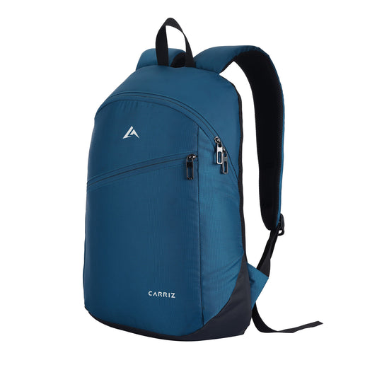 Thumbnail image of the CARRIZ Casual Backpack - CB03 in English blue, featuring a stylish and modern design. The backpack showcases a vibrant English blue exterior made from durable materials, with a spacious main compartment and a front zippered pocket for easy access to essentials.