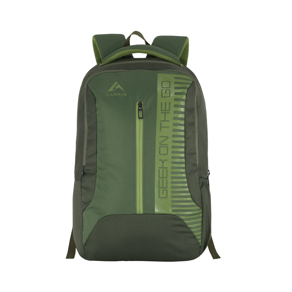 Thumbnail image of the CPB01 26L Laptop Backpack in green. The backpack features a modern design with a vibrant green color, showcasing its padded shoulder straps and compact structure. The front zippered pocket and logo are visible, highlighting its practical features.