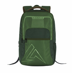 Thumbnail image of the CPB03 25L Laptop Backpack in green. The backpack features a modern design with a vibrant green color, showcasing its padded shoulder straps and compact silhouette. The front zippered pocket and logo are visible, highlighting its practical features. The neutral background emphasizes the backpack's stylish and contemporary appearance.