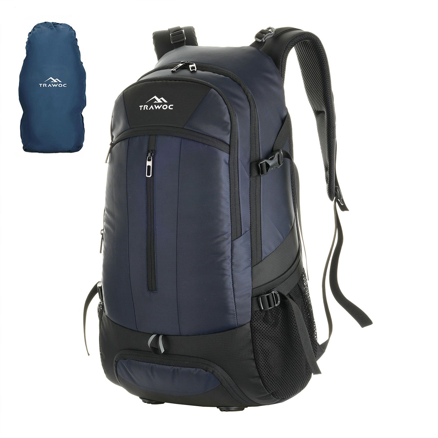 Thumbnail image of the FALCON-40 Rucksack in navy blue, featuring a sleek and tactical design. The rucksack showcases adjustable straps, multiple compartments for organized storage, and durable materials, making it suitable for outdoor activities, hiking, and everyday use.