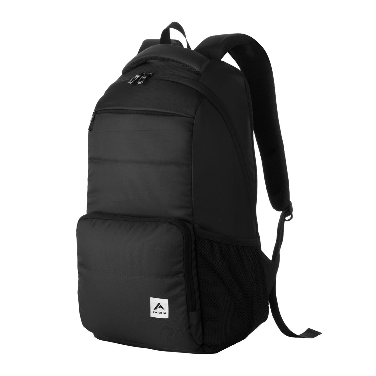 LB02 25L Laptop Backpack in Black - Stylish and Functional Design with Padded Laptop Compartment and Multiple Pockets for Everyday Use and Travel.