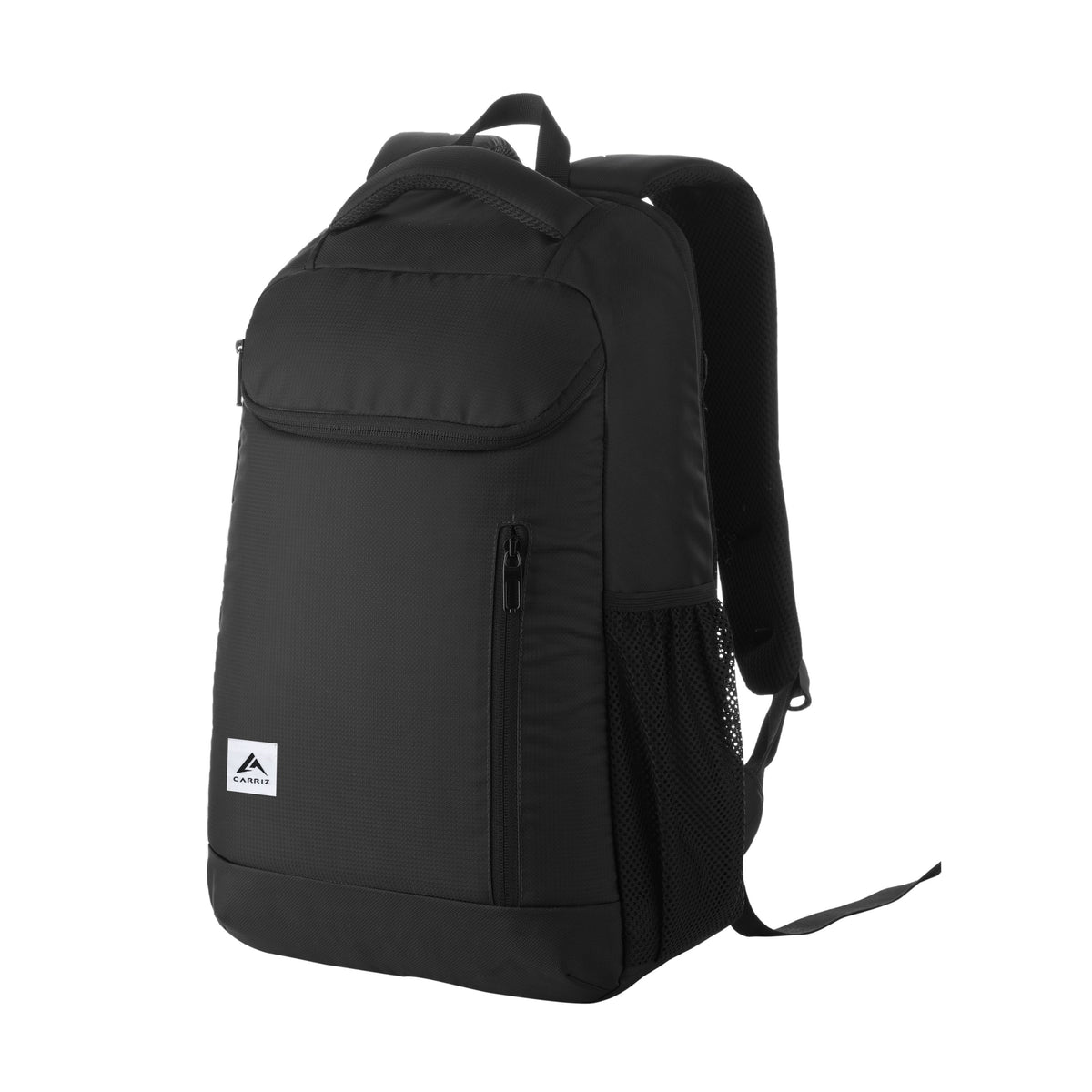 LB07 20L Laptop Backpack in Black - Compact and Stylish Design with Padded Laptop Compartment and Multiple Pockets for Everyday Use and Travel.