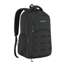 Thumbnail image of the TPB05 35L Laptop Backpack in black. The backpack features a sleek and modern design in a classic black color, showcasing its spacious structure and padded shoulder straps. The front zippered pocket and logo are clearly visible, emphasizing its practical features.