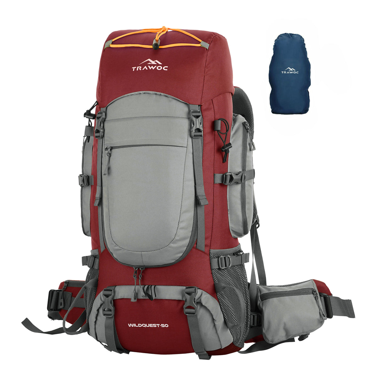 WILDQUEST-50 Rucksack - CARMINE RED