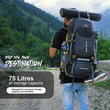 TRAILBLAZE-75 Rucksack - Black