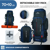 GLOBETROTTER-80 Rucksack - Navyblue