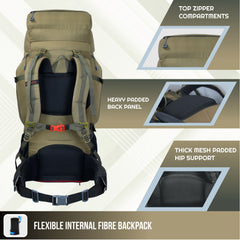 ARMOR PRO-60 Rucksack - Olivegreen- Black (Clearance Sale)