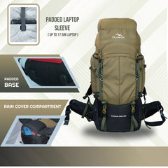 ARMOR PRO-60 Rucksack - Olivegreen- Black (Clearance Sale)