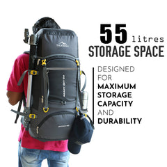 GRITMAX-55 Backpack - Grey (Clearance Sale)