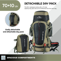 GLOBETROTTER-80 Rucksack - Olivegreen (Clearance Sale)