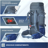 ARMOR PRO-60 Rucksack - Grey- Nayblue